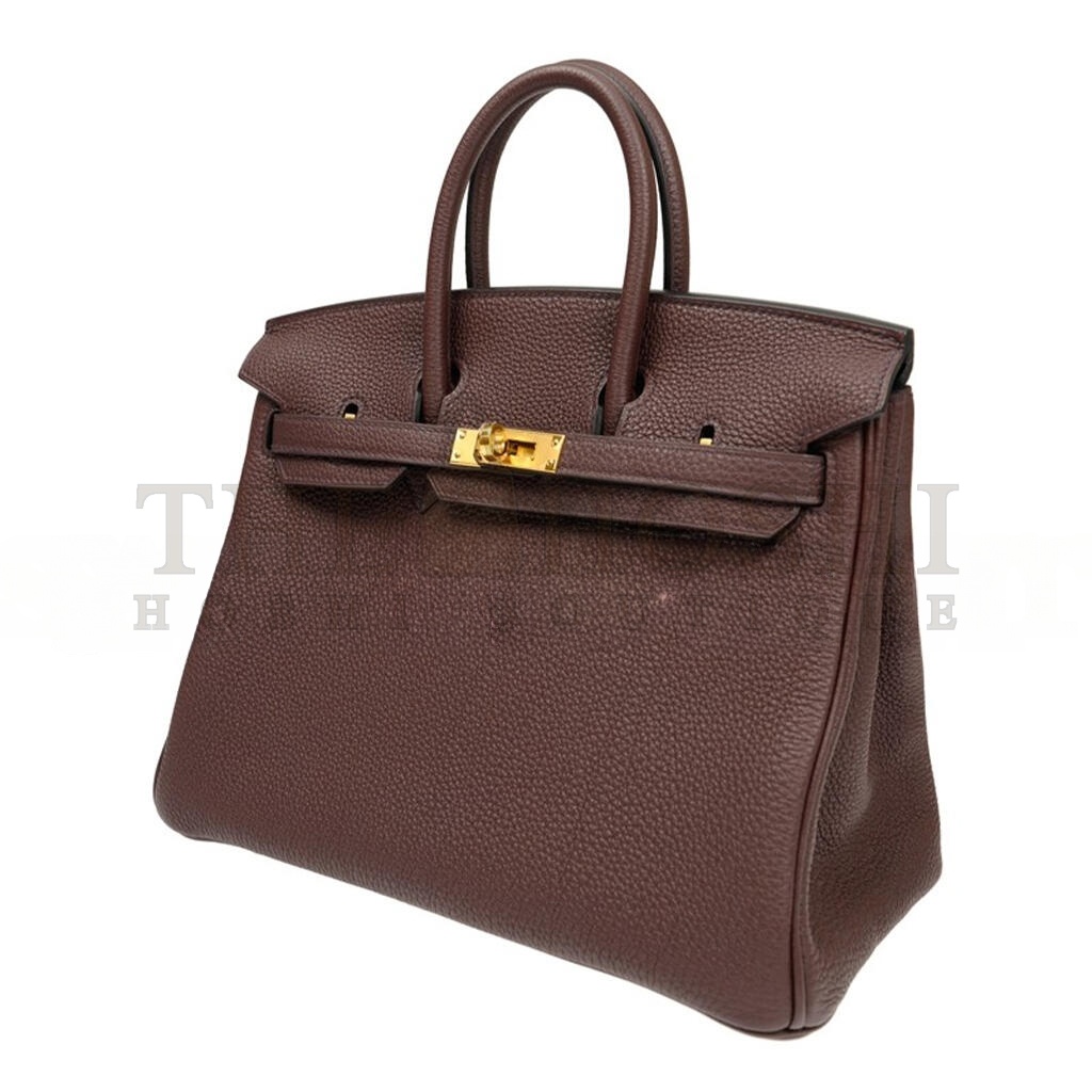 H**me5 BIRKIN 25 CHOCOLATE BAG BK250GTGGP (25*20*13cm) Master Quality